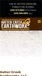 Mobile Screenshot of hattercreekearthworks.com
